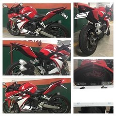 小梁部品 HONDA CBR250RR 短牌架 鬍鬚牌 後牌架 翹牌 本田 附牌照燈 永久保固, 1個