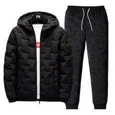 차쿠 남성 겨울 패딩 상하세트 작업복 츄리닝 트레이닝 솜바지 방한점퍼