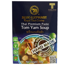 藍象泰式冬蔭功湯醬，手工製作，無麩質味精，素食友善，2-4人份, 1個, 70ml