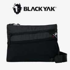 블랙야크 등산 여행용 크로스백 보조가방 클러치 파우치백 롯지샤코슈_XG 2BYABXU937, FREE, BLACK
