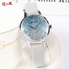 簡約氣質滿天星空女士手錶 皮帶 ins風韓版時尚大氣女學生手錶