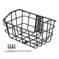 자전거 핸들 와이어 카고 바구니 앞 사이클링 도로 전면 보관함, 1개, 1. basket