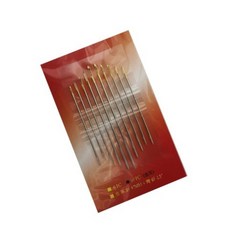 【佰昇國際 Baisheng】金耳針 手縫針 針 (6支/10支裝), 1個, 10支裝