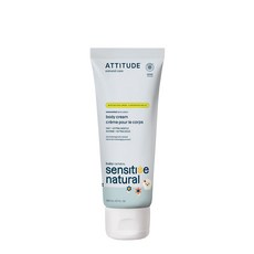 ATTITUDE艾特優 寶寶敏感肌膚舒緩保濕乳霜 無香精 200ml, 1條