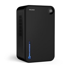 RXLOGO RX02-A 除濕機，LED 濕度顯示器, 黑色