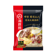 아시아식품 하이디라오 백탕 훠궈소스, 110g, 7개