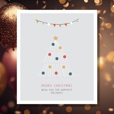 108 STUDIO 2026 새해 신년 병오년 설날 현수막, HC-05-christmas, 1개