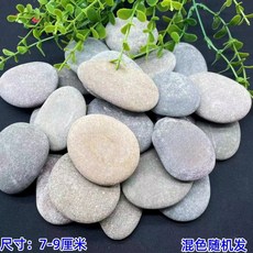 핸드페인팅 스톤 페인팅 편석 DIY 스톤 페인팅 조약돌 그림용 스톤 페인팅 재료, 7. 손으로 그린돌 8개 (7~9cm), 1개