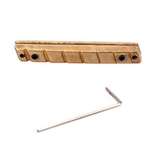 스타일 일렉트릭 기타를 위한 42mm 조정 기타 너트 황동 메탈 일렉트릭 기타 높이 조정 너트