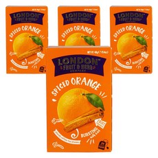London Fruit & Herb 스파이스드 오렌지티, 2g, 20개입, 4개
