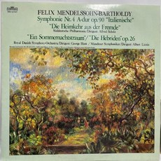 중고LP) THE CLASSICS LIBRARY OF THE GREAT MASTERS - MENDELSSOHN (자켓EX/음반EX+)