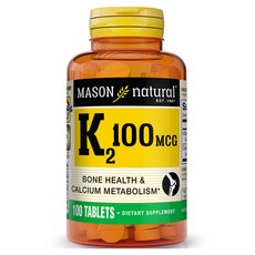 Mason Naturals K2 100mcg 錠劑, 1個, 100錠