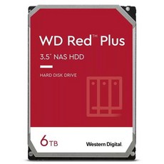 Western Digital 威騰 Red Plus 3.5 NAS硬碟, WD60EFPX, 6TB
