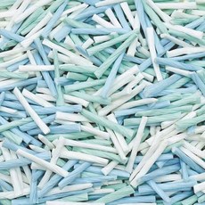 懶懶喵 無塵紙粒倉鼠墊料 紙條紙繩 小動物墊料 吸水除臭紙粒 倉鼠紙墊料, 1個, 莫內睡蓮, 450g