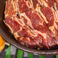 특제 양념 소스로 재운 소 LA갈비 1kg, 2개