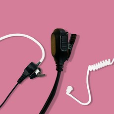 거성통신 무전기 귀걸이형이어마이크 무전기인이어 이어폰, 캔우드 2핀, 1개