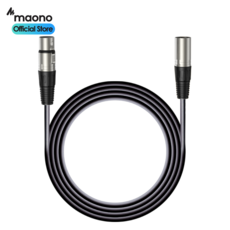 마오노 XLR 마이크 케이블 1.8m, 1개, 블랙, MKC-018