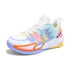 BALCUREY Womens Multicolor Basketball Shoes Non-Slip Breathable Fahsion Comfortable Outdoor Gym Sn