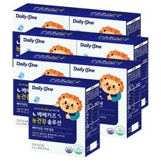 데일리원 베베키즈 눈 건강 솔루션 어린이 베타카로틴 영양제, 60g, 7개