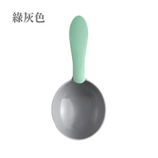 寵物飼料勺 - 220ml大容量 飼料袋封口夾【綠灰】, 多用糧食勺子【綠灰】, 1個