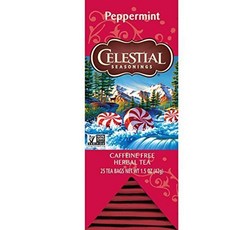 Celestial Seasonings 페퍼민트 허브티 25개입 42.5g(1.5온스), 25개, 1개