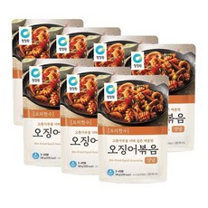 청정원 요리한수 오징어볶음 양념, 140g, 7개