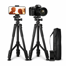 노엘룸 고강성 142cm 4단 라이브방송용 여행용 카메라 스마트폰 삼각대 엘레베이터 기능, 1개, 블랙, 슈퍼 프리미엄 삼각대