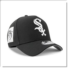 New Era 芝加哥白襪隊棒球帽, 黑, 1個