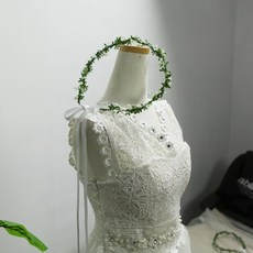 셀프웨딩 화관 (조화로 제작된 화관 단품), F.웨딩데이 화관