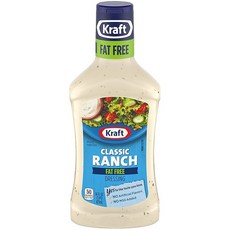 Kraft 팻 프리 클래식 랜치 드레싱, 473ml, 1개