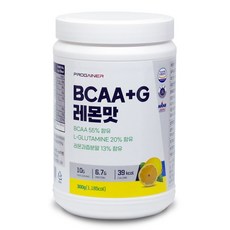 프로게이너 bcaa+g 레몬맛 아미노산 BCAA 글루타민, 1개, 300g