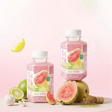 SAMARA 중국 구아바 레몬 치아씨드 과일주스 음료수 bale, 10개, 220ml