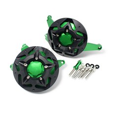 OD 가와사키 호환 Z1100SX 버시스1100 튜닝 엔진 사이드 커버 2025-2026, N81BB002(그린)