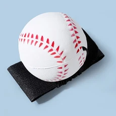 반동 스펀지 고무 핸드볼 게임 탄력 스포츠 강도 훈련 어린이 야외 장난감 볼-B2, 02 Baseball
