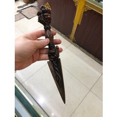 26cm 普巴金剛杵 尼泊爾 法器 純銅做舊 三面普巴金剛橛, 如圖所示, 1個