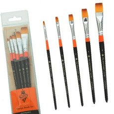 모닝글로리 디자인붓 세트( 평붓 1-5호/5본조 ) OC_0405TS