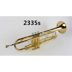 트럼펫 악기 입문용 가 펫 연습용 시험용 금색캔버스백 럭 온코 엔 취미 밴드, 2335S골드, 1개