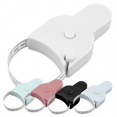 휴대용 사각 미니 줄자 다이어트 피팅 줄자 의류용 열쇠고리 줄자 둘레 원터치, 1개