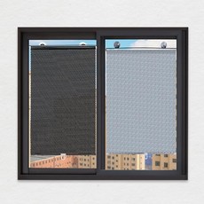 블라인드 붙이는 암막 롤 커튼 창문 햇빛 가리개 원룸