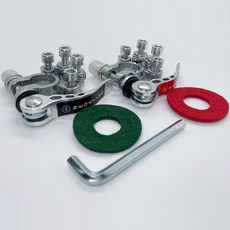 자동차 배터리 터미널 퀵 릴리스 분리 배터리 터미널 구리 와이어 러그 케이블 클램프 나사 연결 키트 자동 보트, Style 3