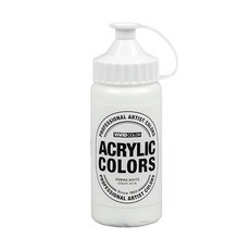 비비드 수채화물감 200ml 낱색 502 검정, 1세트