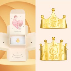 골드베베 순금 24K 차분왕자 돌반지[무료패키지] 아기 첫돌 돌잔치 돌선물 1g 1.875g 3.75g