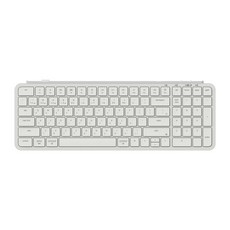 Keychron B2 Pro 96% 超薄無線鍵盤 適用Mac/Win 藍牙 2.4G 注音版本, 象牙白