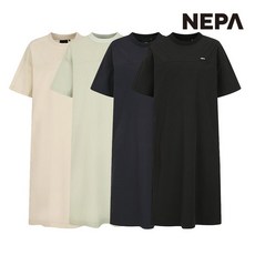 매장정품 택가99000원 네파 여성 컴포 우븐 반팔 원피스 레귤러핏 7J45379 1871843