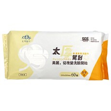 宏瑋 太厚駕到乾濕兩用洗臉巾, 皇家款60抽, 1個