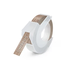 라벨프린터 Dymo 라벨 프린터 호환 3D 엠보싱 스티커 12965 1610 Motex E101 B90 수동 타자기 플라스틱 테이프 1PK, 11) Wood