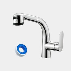 대림바스 싱크대 수전 대붙이 원홀 DL-K3015 + 테프론, 1개