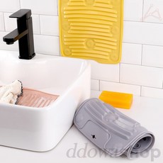 또또몰 실리콘 빨래판 손세탁 속옷빨래 핑크 손빨래용 간단손빨래판, 1개, 단일