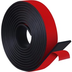 접착식 뒷면이 있는 고무 스트립 1인치 W x 18인치 T 10인치 고체 네오프렌 시트 DIY 창고 바닥재용 롤 & 개스킷 패드 패딩 매트 공예품 보호, 1_1" Wide x 1/8", 1개, 1