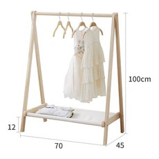 원목 아기옷 행거 유아복 우드 아기방 꾸미기 키즈 옷걸이, E. 70x100 (이미지참고), 1개
